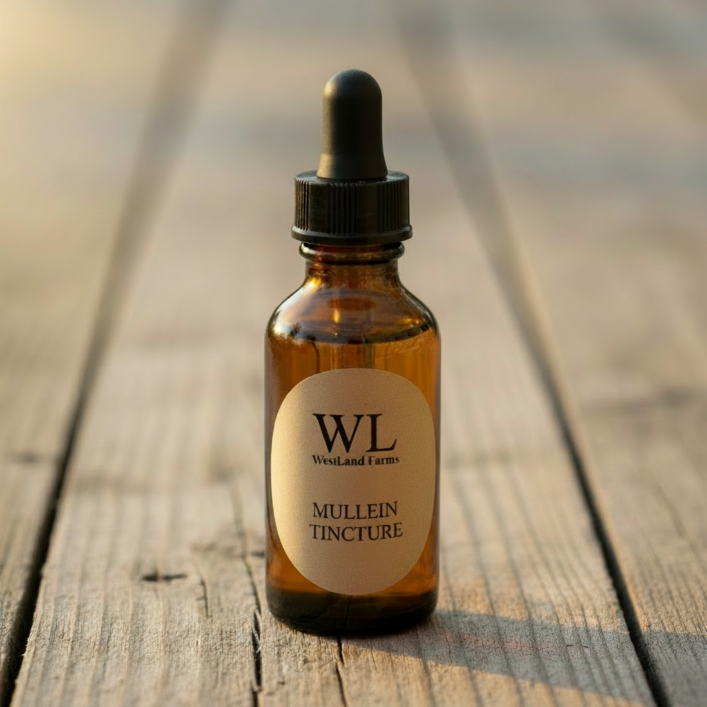 Mullein Tincture - Clean Barn Wood